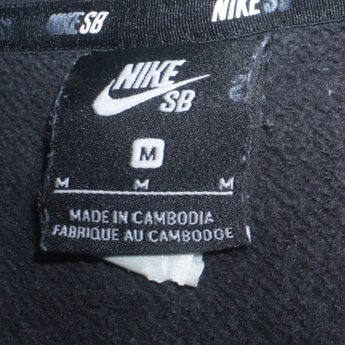 Nike SB Men's Black Cotton Crew Neck Pullover Sweatshirt M