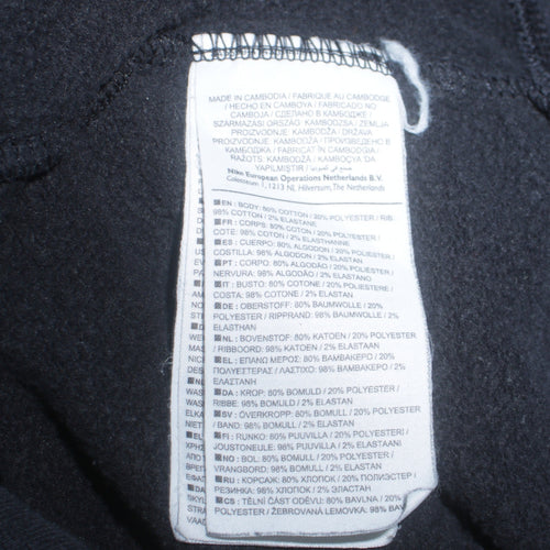 Nike SB Men's Black Cotton Crew Neck Pullover Sweatshirt M