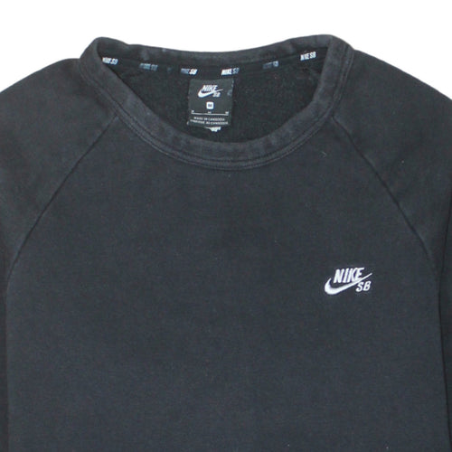 Nike SB Men's Black Cotton Crew Neck Pullover Sweatshirt M