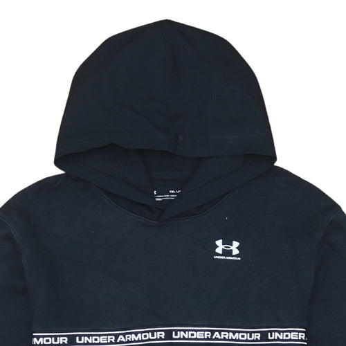Under Armour Unisex Kids Black XL Pullover Fleece Hoodie
