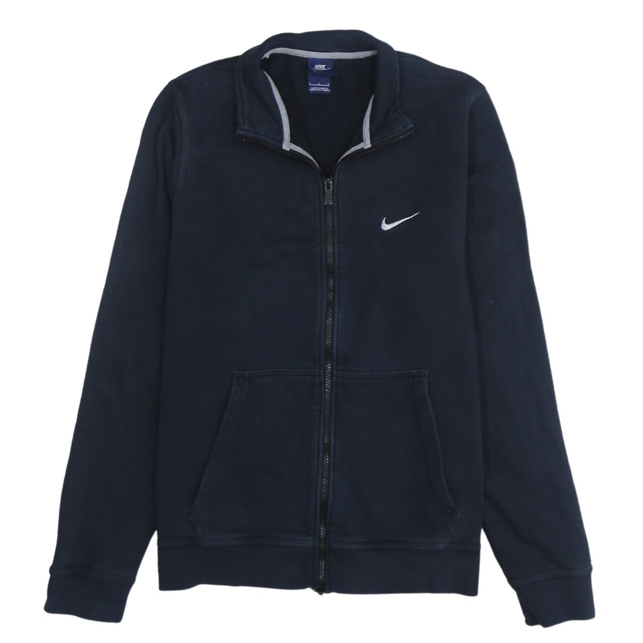 Nike Mens Black L Fleece Track Jacket Full Zip Sportswear