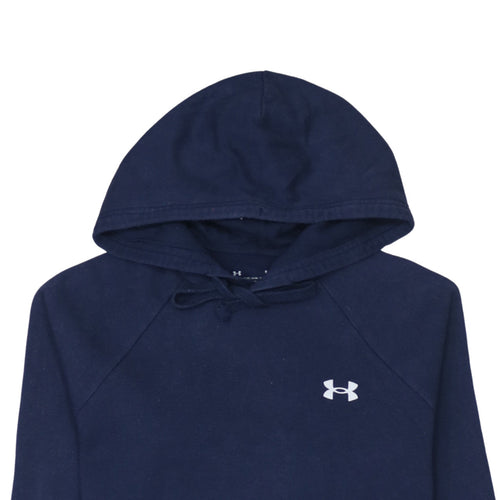 Under Armour Men's Blue Small Pullover Hoodie with Logo