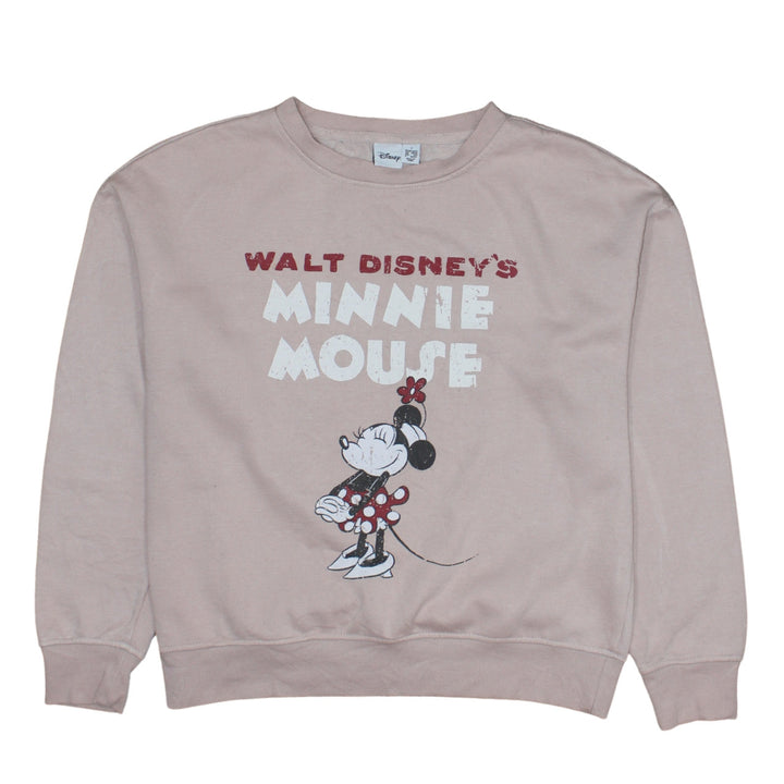 Primark Disney Women Beige Minnie Mouse Pullover Sweatshirt Small