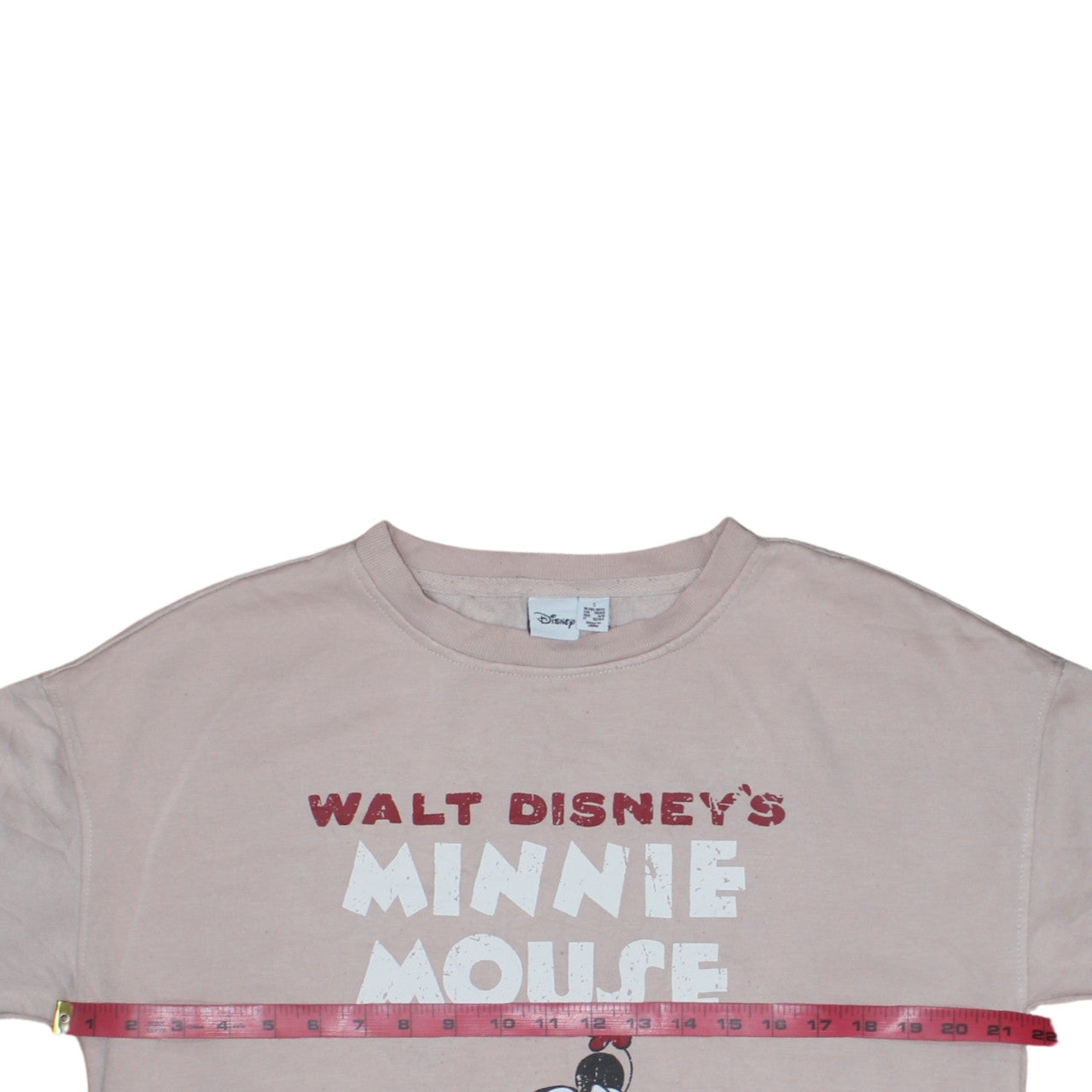 Primark Disney Women Beige Minnie Mouse Pullover Sweatshirt Small