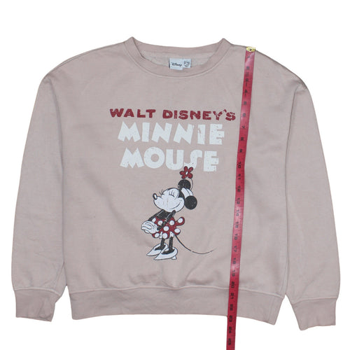 Primark Disney Women Beige Minnie Mouse Pullover Sweatshirt Small
