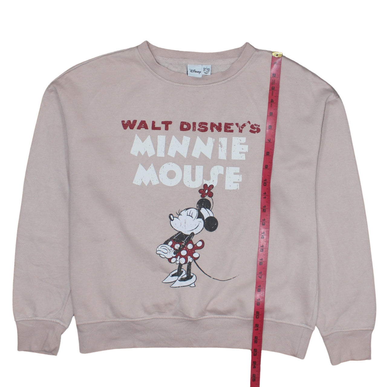 Primark Disney Women Beige Minnie Mouse Pullover Sweatshirt Small