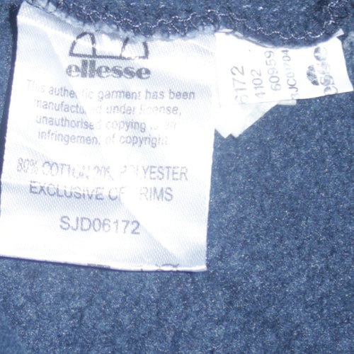 Ellesse Men's Blue XS Pullover Hoodie with Embroidered Logo