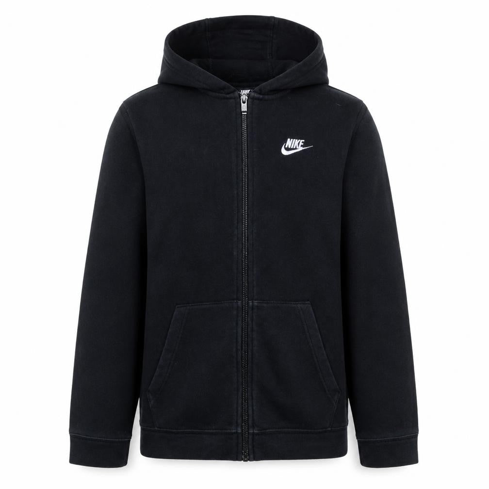 Nike Boys Black XL Full Zip Hoodie Sweatshirt with Logo