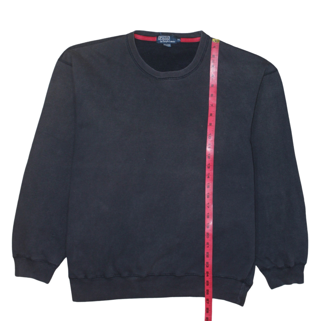 Ralph Lauren Men’s Black XL Crew Neck Cotton Pullover Sweatshirt