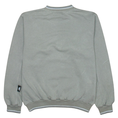 Kappa Womens Grey Sweatshirt Small Crew Neck Logo Pullover