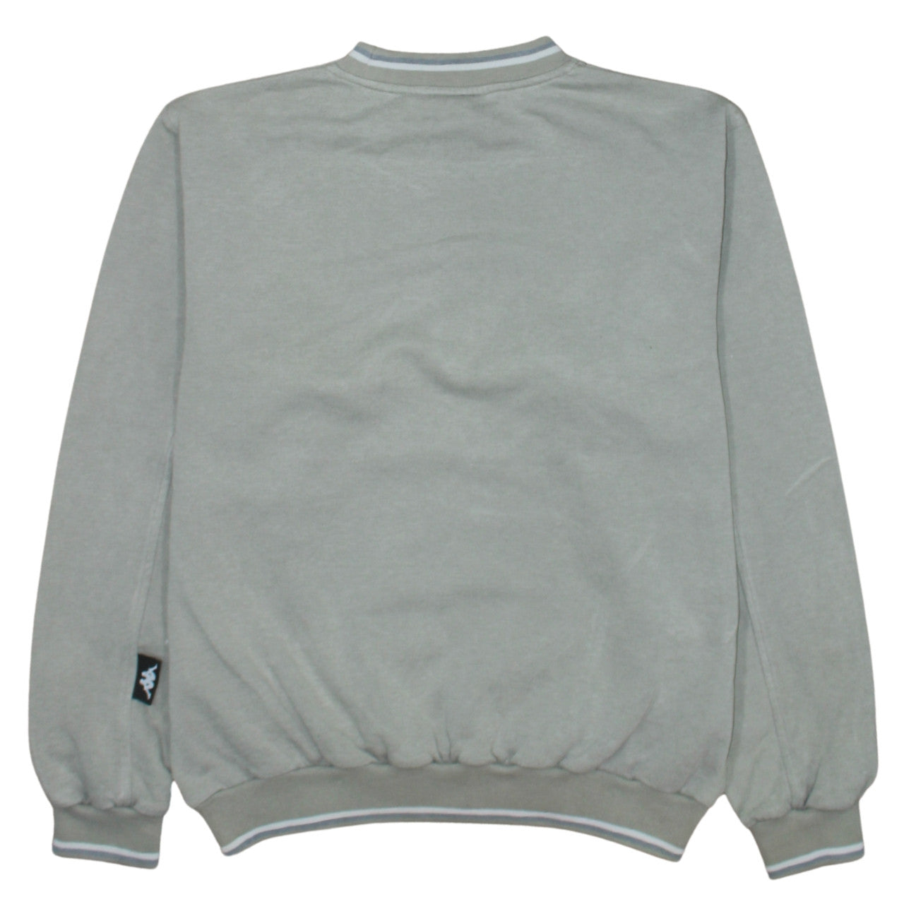 Kappa Womens Grey Sweatshirt Small Crew Neck Logo Pullover
