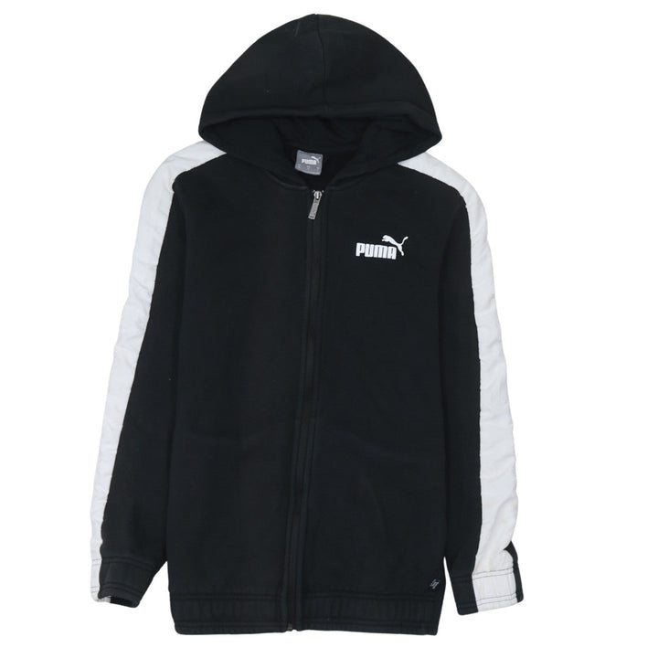 Puma Men's Black Full Zip Hoodie Small Sportswear Fleece