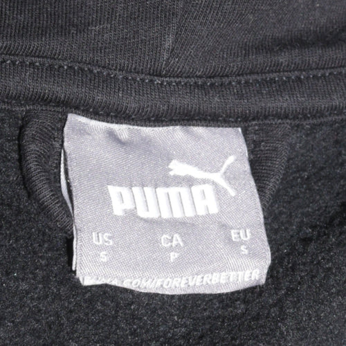 Puma Men's Black Full Zip Hoodie Small Sportswear Fleece