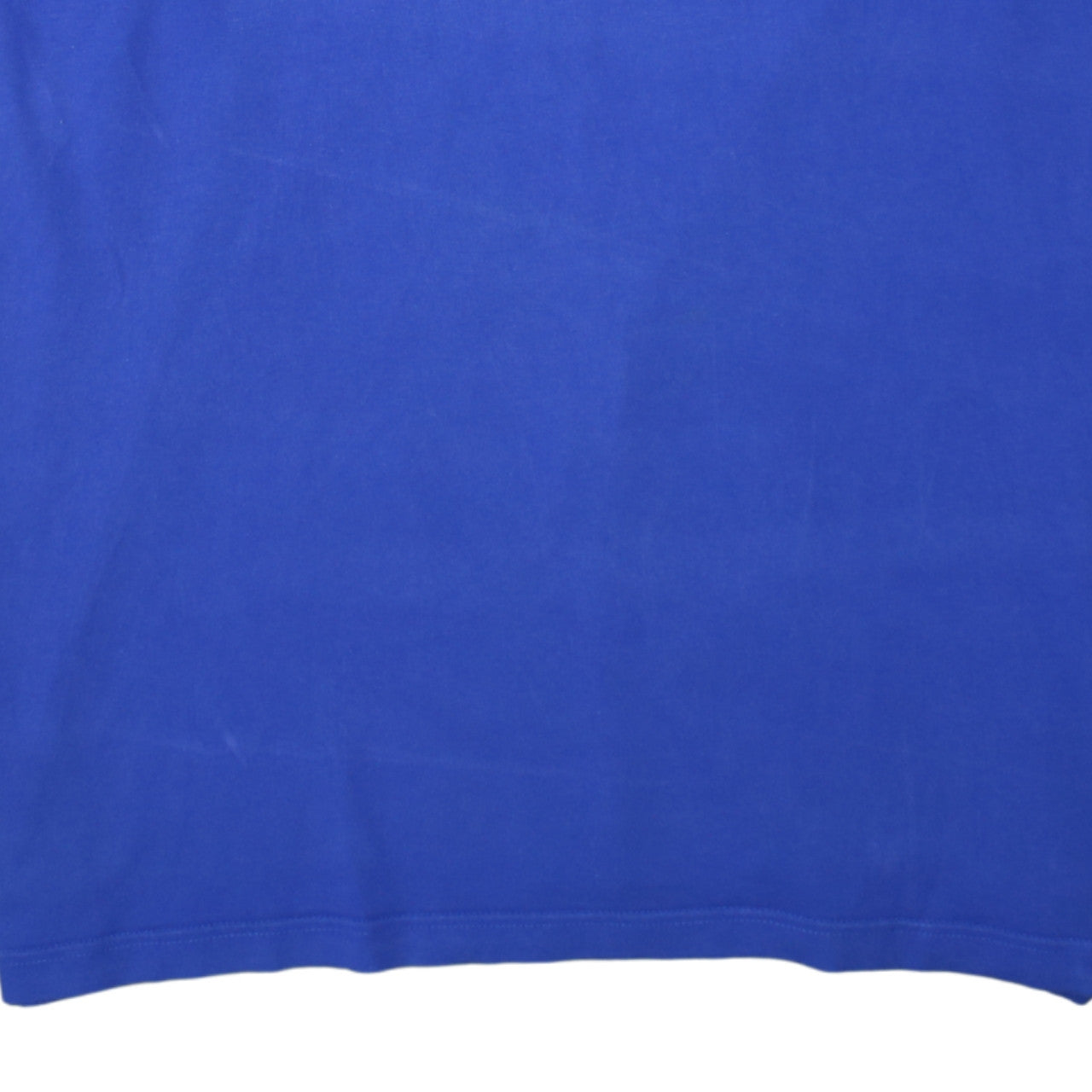 Adidas Men's Blue XL Logo Print Crew Neck Cotton T-Shirt