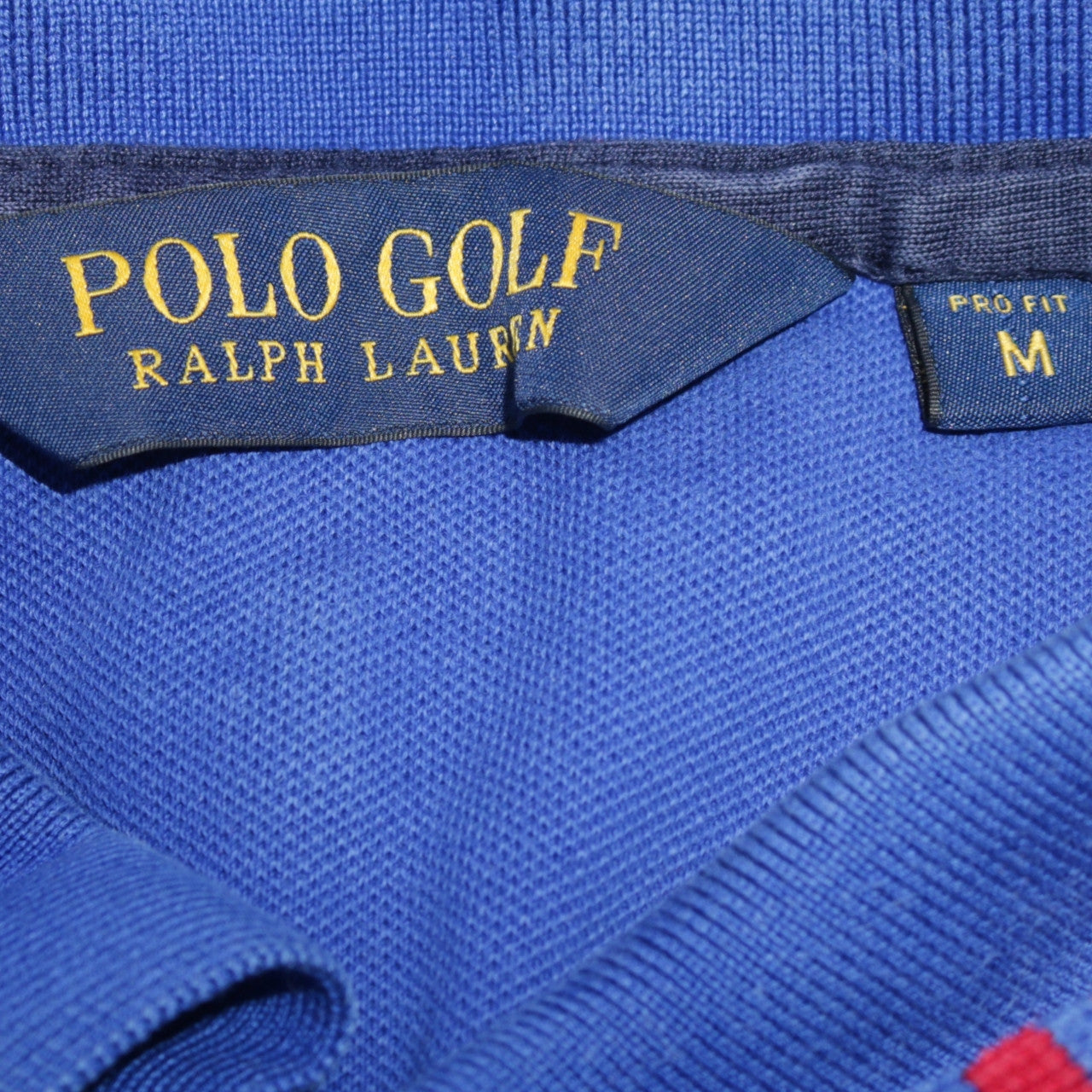 Ralph Lauren Polo Golf Blue Men's M Short Sleeve Cotton Polo Shirt