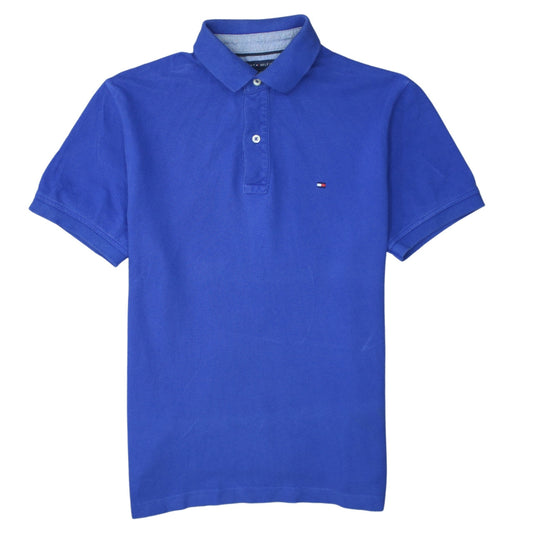 Tommy Hilfiger Men's Blue Classic Fit Cotton Polo Shirt Size S