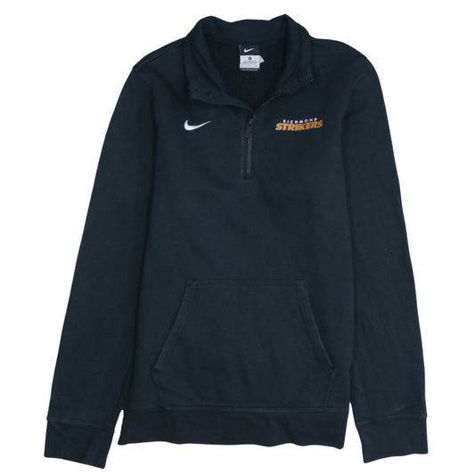 Nike Women's Black 1/4 Zip Richmond Strikers Sweatshirt Size S