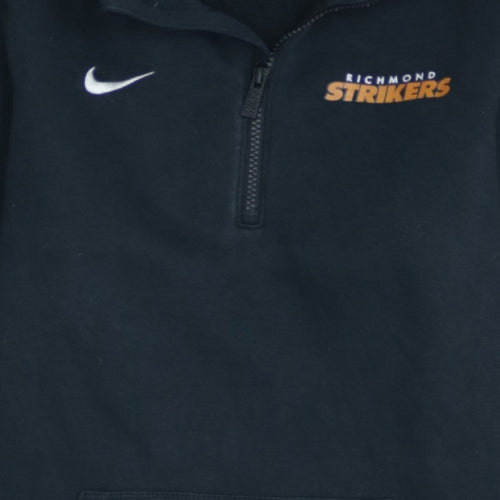 Nike Women's Black 1/4 Zip Richmond Strikers Sweatshirt Size S