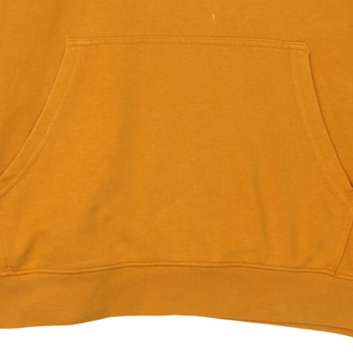 Champion Men's Yellow 2XL Pullover Hoodie Sweatshirt with Logo