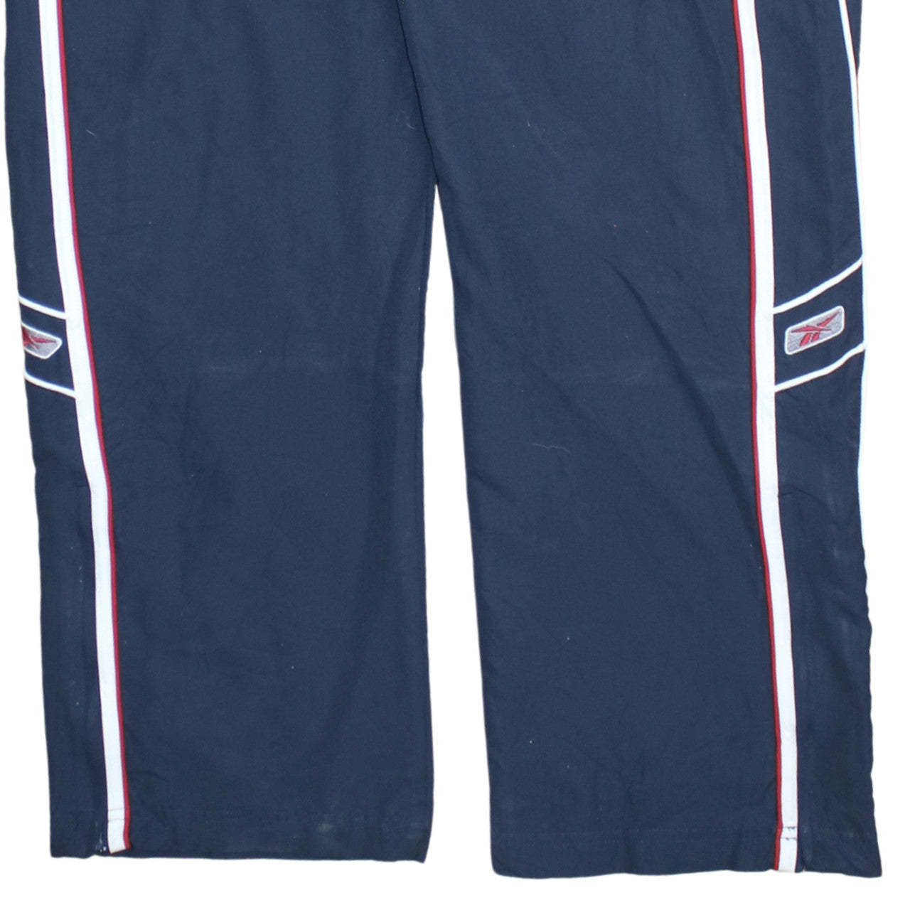 Reebok Men's Blue M Track Pants with Side Stripes