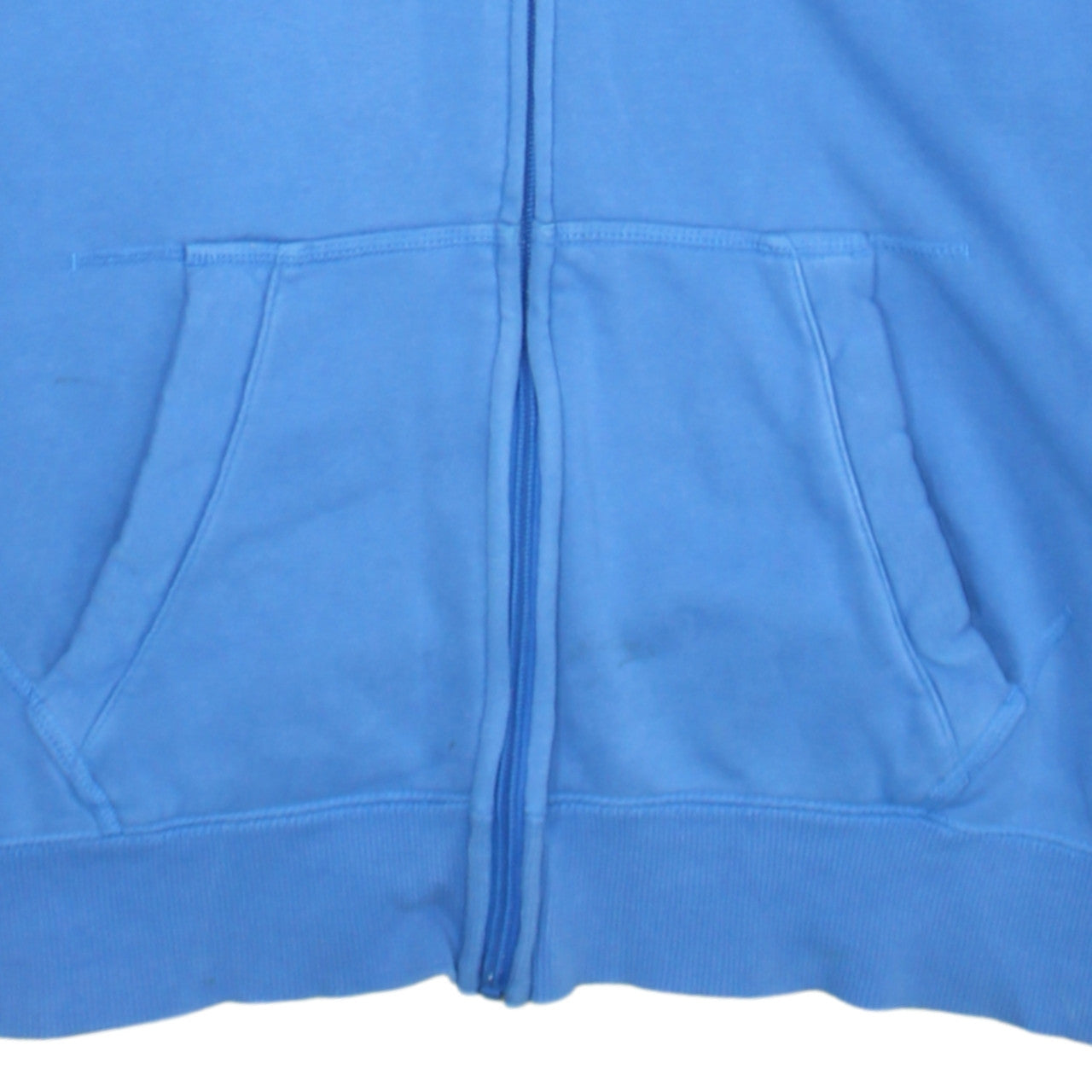 Puma Men's Blue Full Zip Hoodie Size L Sports Fleece Sweatshirt