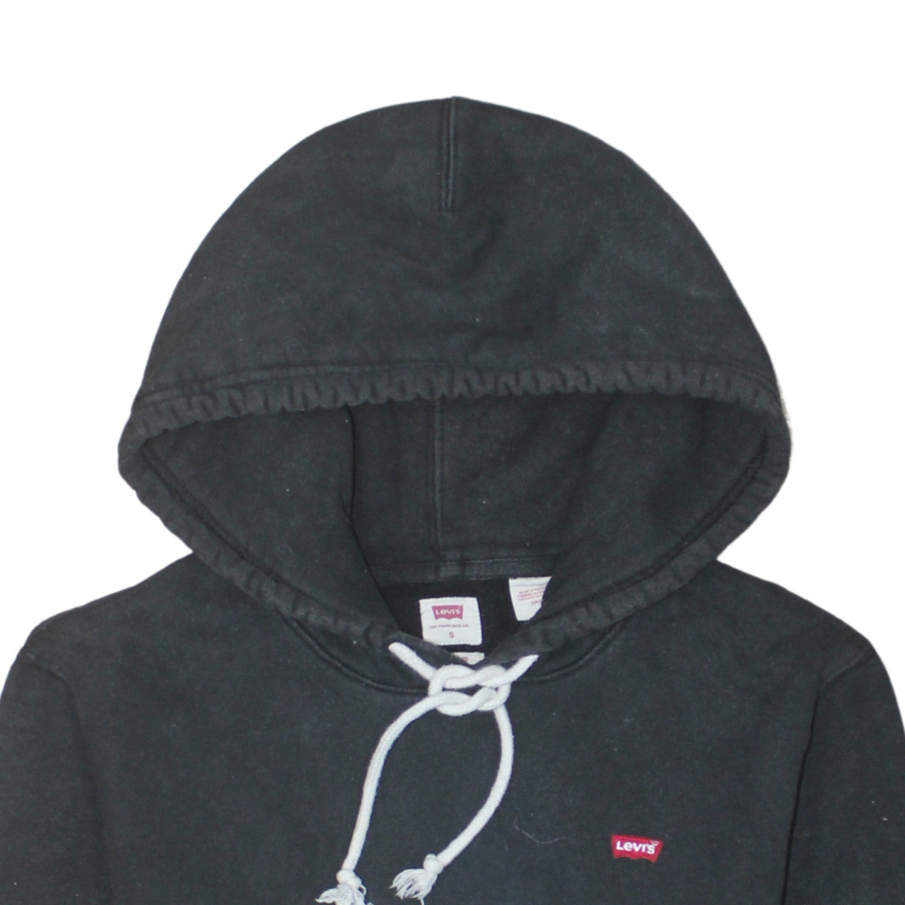 Levi's Men's Black Pullover Hoodie Size S Regular Fit