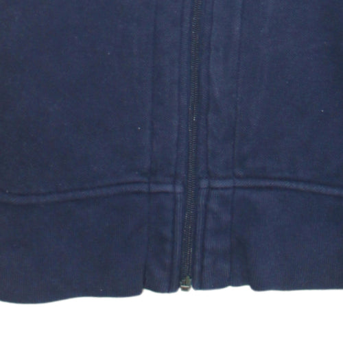 Polo Ralph Lauren Men's Navy Track Jacket M Full Zip Cotton Blend