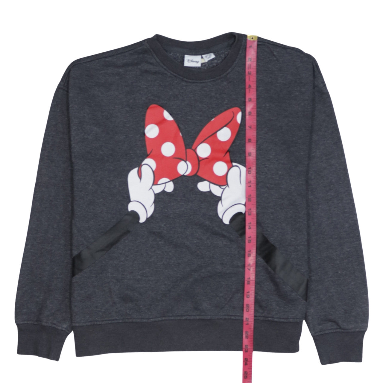 Disney Primark Women’s Grey Minnie Mouse Graphic Pullover Sweatshirt Size M 12/14