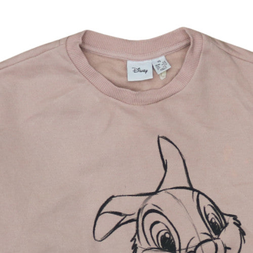 Disney Womens Beige Thumper Sweatshirt XS Pullover