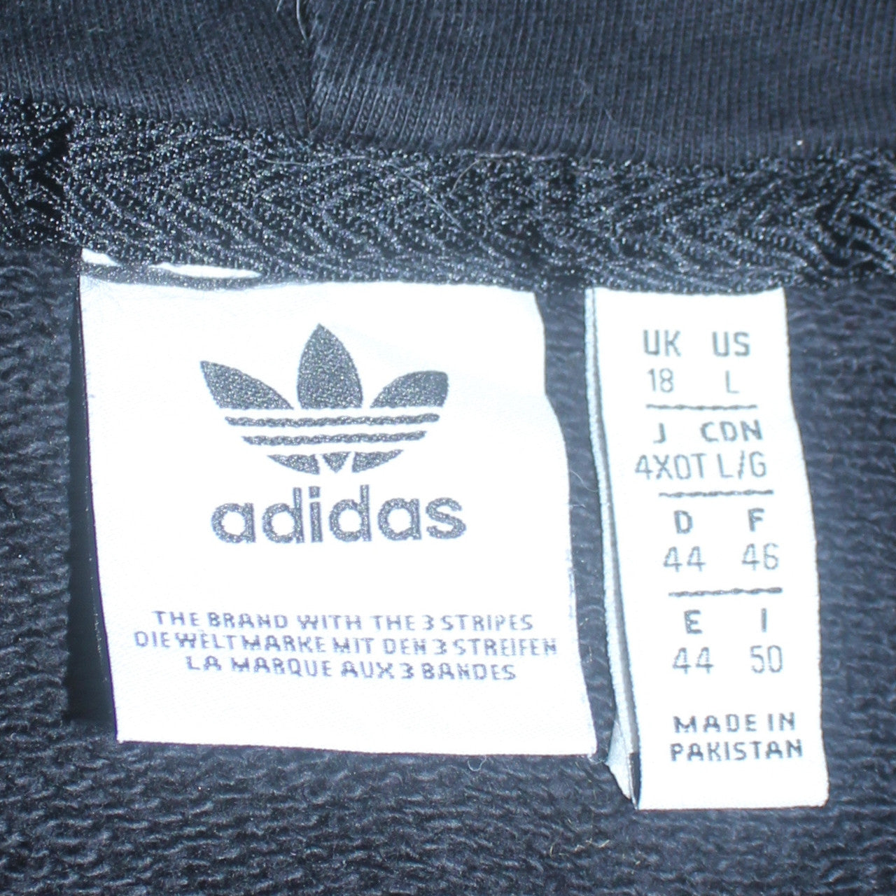 Adidas Womens Black Size 18 Pullover Hoodie Sweatshirt