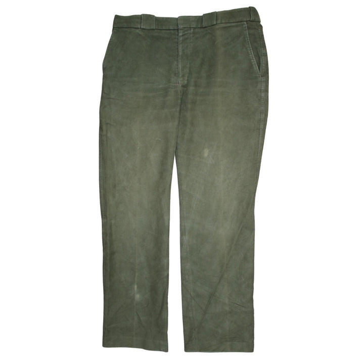 Barbour Men's Green Chino Trousers W38 Regular Fit Cotton