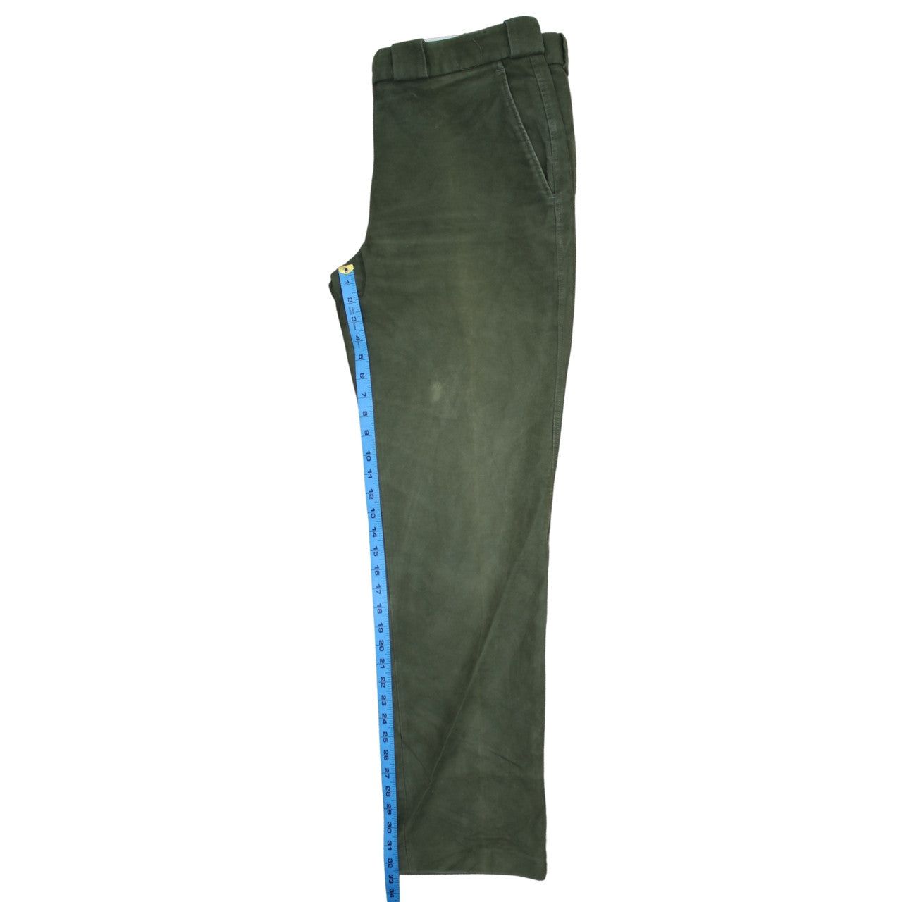 Barbour Men's Green Chino Trousers W38 Regular Fit Cotton