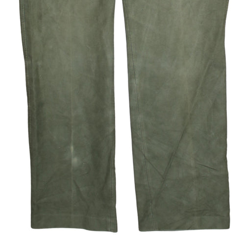 Barbour Men's Green Chino Trousers W38 Regular Fit Cotton