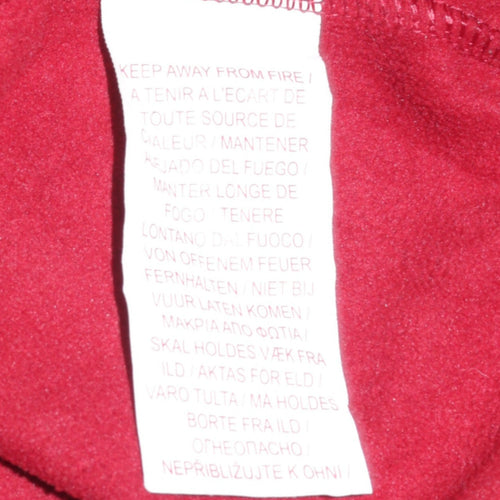 Nike Boys Red Therma-Fit Pullover Hoodie Size L Embroidered Logo