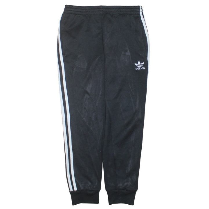 adidas Men's Black Small Jogger Trousers with 3 Stripes