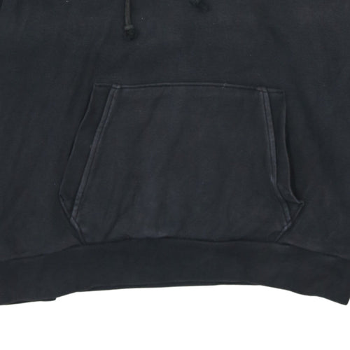 Levi's Womens Black XS Pullover Hoodie with Logo Taping