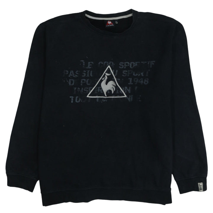 Le Coq Sportif Men's Black 2XL Pullover Sweatshirt