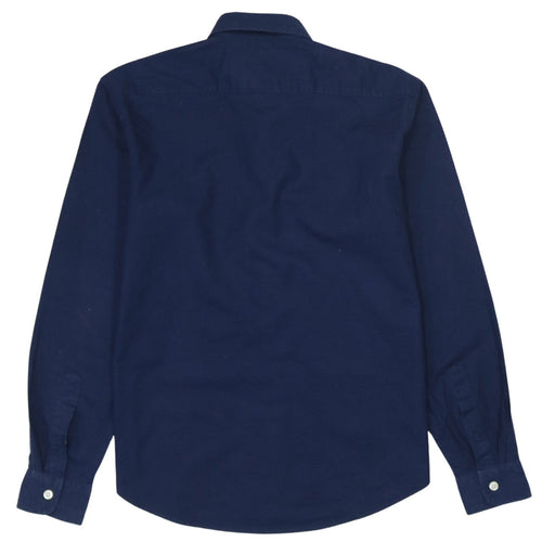 Ralph Lauren Boys Blue Long Sleeve Cotton Button-Up Shirt Size L