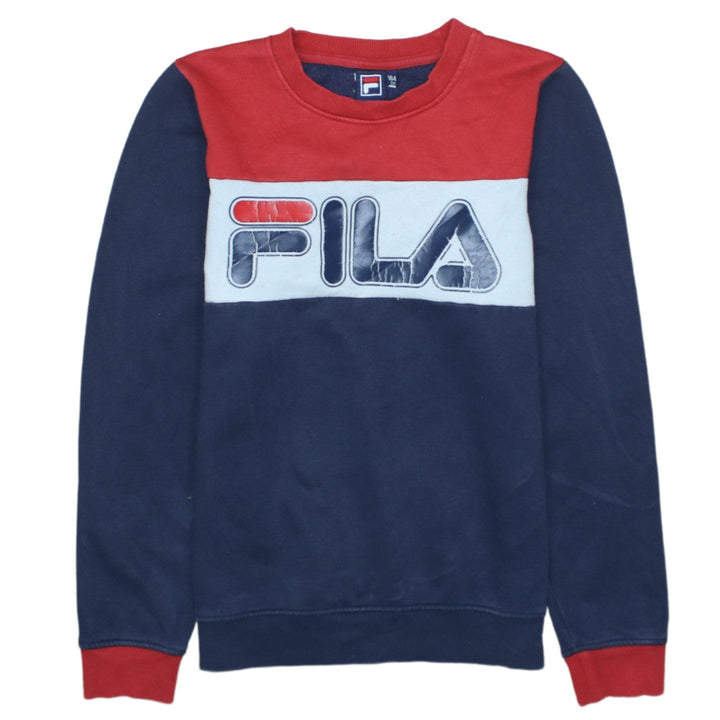 FILA Boys Multicoloured 14 Years Pullover Sweatshirt with Logo
