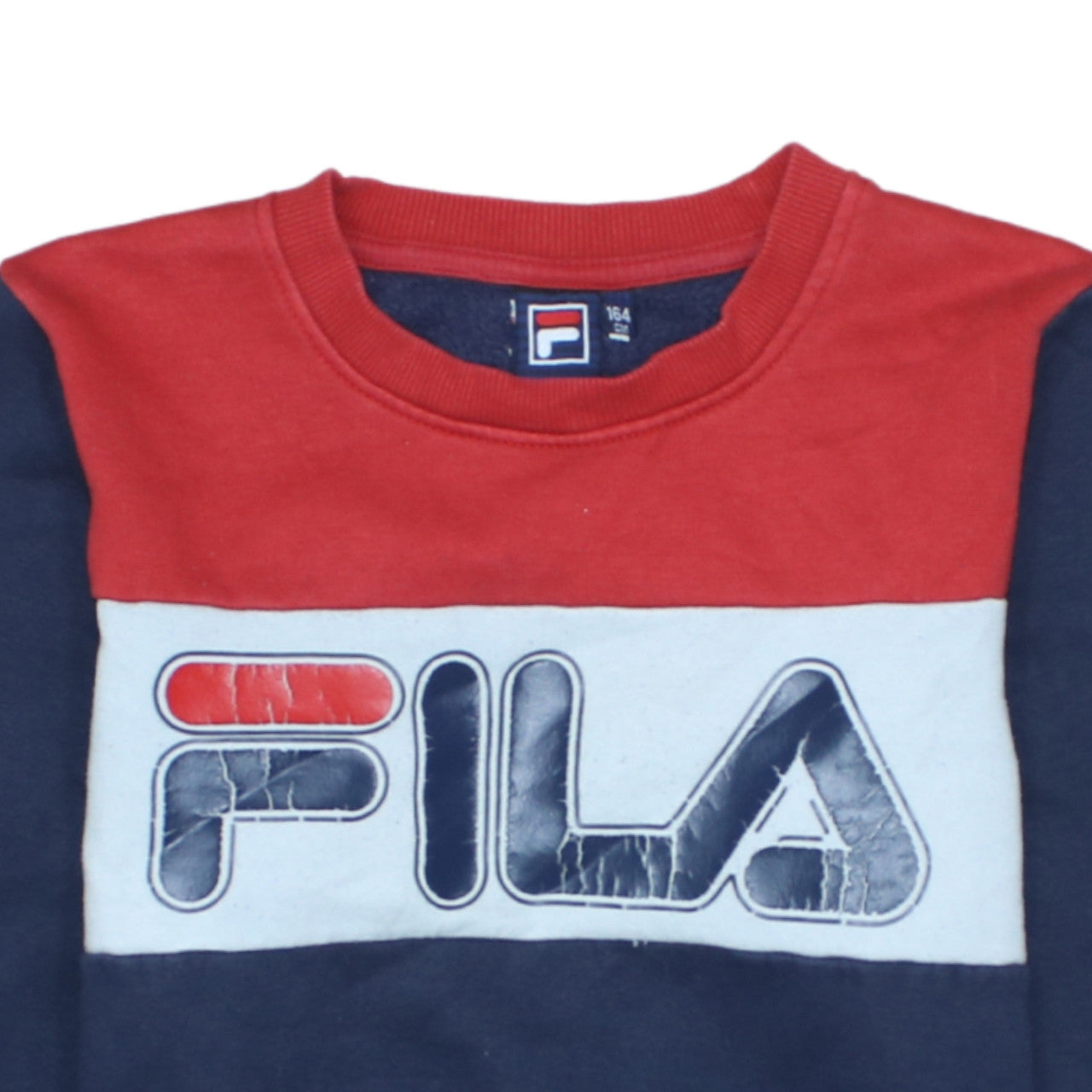 FILA Boys Multicoloured 14 Years Pullover Sweatshirt with Logo