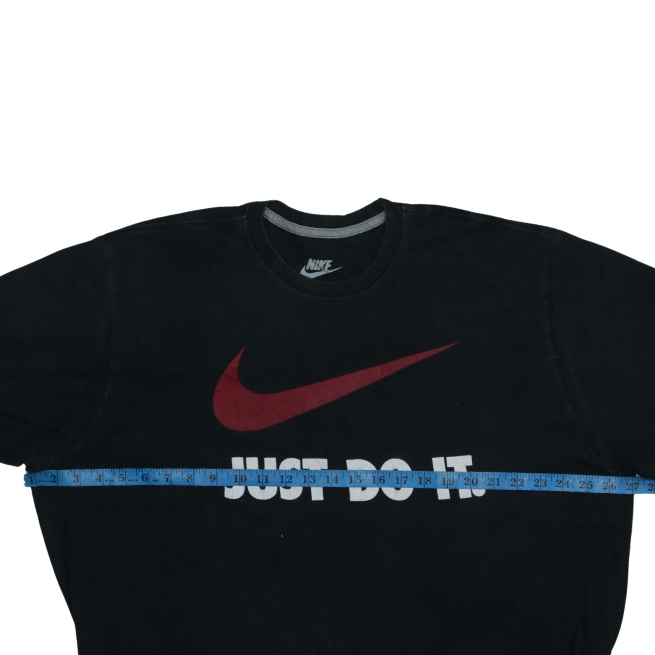 Nike Men's Black XXL Regular Fit Graphic T-Shirt 'Just Do It'