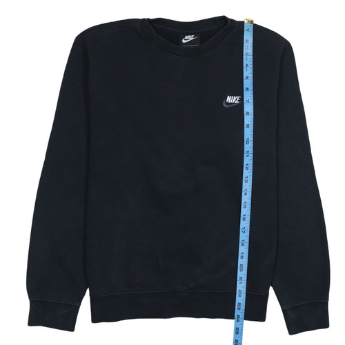 Nike Men's Black Crew Neck Pullover Sweatshirt Size S Fleece
