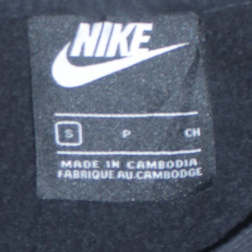 Nike Men's Black Crew Neck Pullover Sweatshirt Size S Fleece