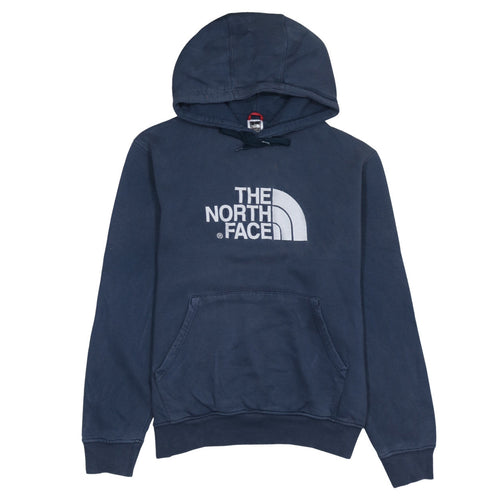The North Face Men's Blue Pullover Hoodie Size L Outdoor Fleece