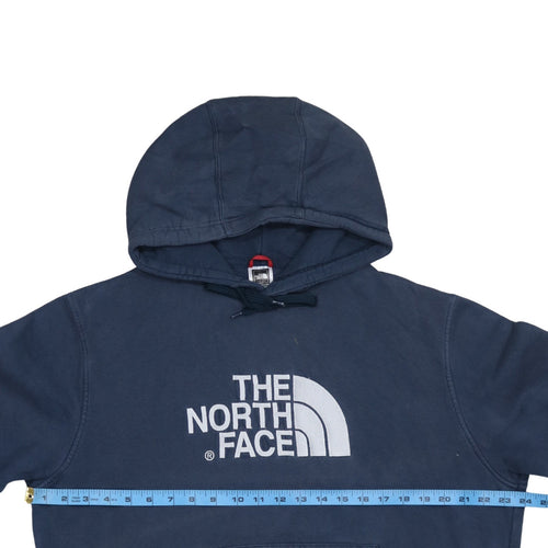 The North Face Men's Blue Pullover Hoodie Size L Outdoor Fleece
