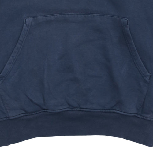 The North Face Men's Blue Pullover Hoodie Size L Outdoor Fleece