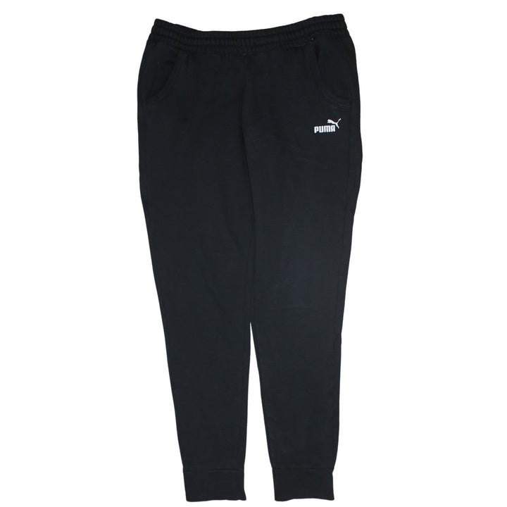 Puma Womens Black Jogger Sweatpants Size 12 Regular Fit