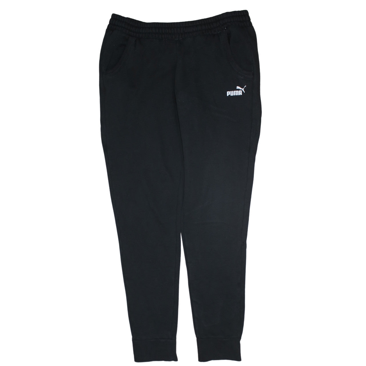 Puma Womens Black Jogger Sweatpants Size 12 Regular Fit