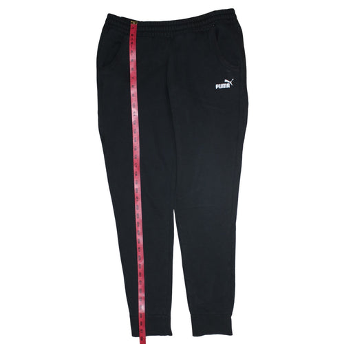Puma Womens Black Jogger Sweatpants Size 12 Regular Fit