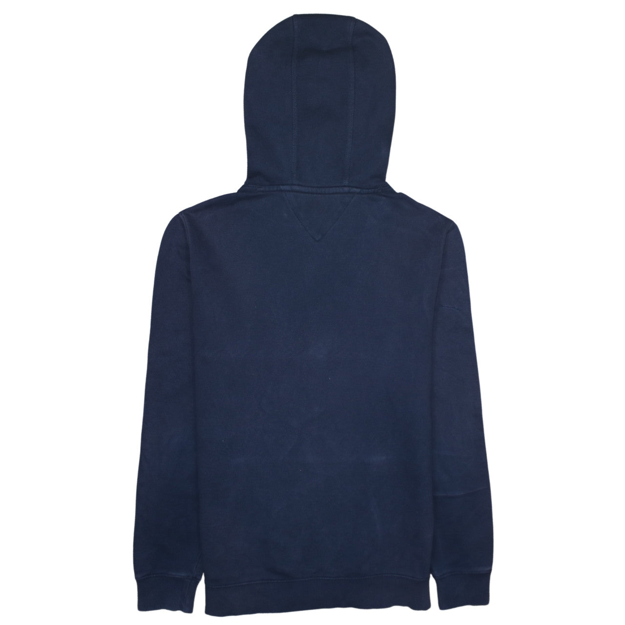 Tommy Jeans Men’s Blue Pullover Hoodie L Logo Fleece Sweatshirt